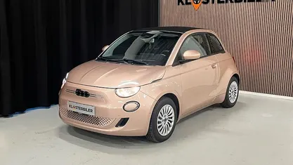 Lyserødmetal Brugt 2023 Fiat 500e Icon Cabriolet | 159.700 kr. (Fair pris)