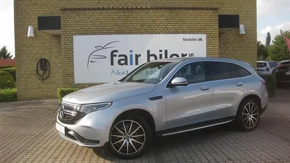 Sølvmetal Brugt 2019 Mercedes EQC400 AMG line SUV | 314.900 kr. (Fair pris)