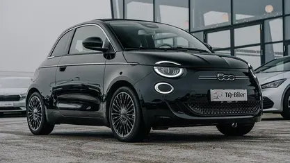 Sortmetal Brugt 2022 Fiat 500e La Prima Cabriolet | 169.900 kr. (Fair pris)