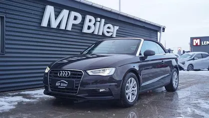 Brugt Audi A3 Cabriolet Ambiente 180 HK (132 kW) 2014 Sortmetal Cabriolet
