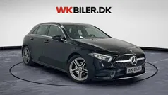 Sortmetal Brugt 2018 Mercedes A180 AMG line Hatchback | 199.800 kr. (God pris)
