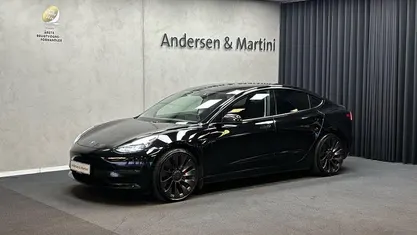 Sort Brugt 2021 Tesla Model 3 Performance Sedan | 198.900 kr. (Fair pris)