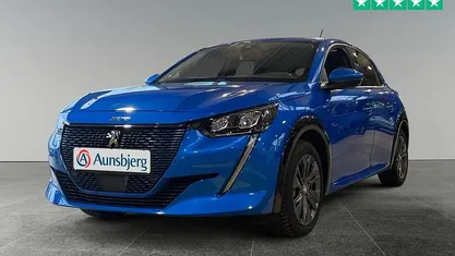 Blå metal Brugt 2021 Peugeot e-208 Allure Hatchback | 132.500 kr. (Fair pris)