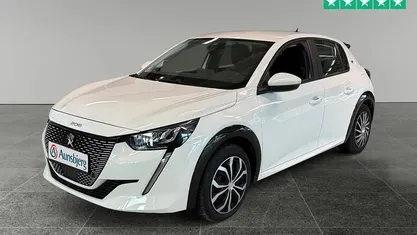 Hvid Brugt 2021 Peugeot e-208 Active Hatchback | 114.500 kr. (Fair pris)