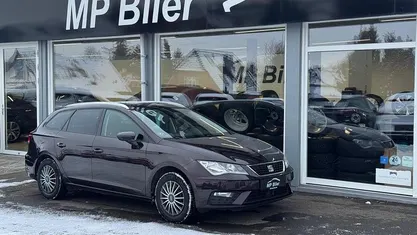 Brugt Seat Leon ST Style 110 HK (80 kW) 2018 Bordeauxmetal Stationcar