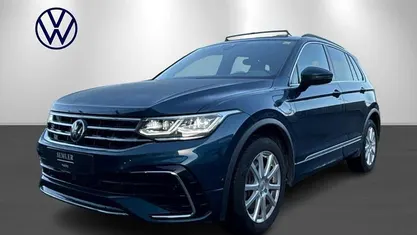 Brugt VW Tiguan R-line 245 HK (180 kW) 2021 Mørkblåmetal SUV