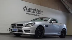 Sølvmetal Brugt 2014 Mercedes SLK200 AMG line Cabriolet | 369.800 kr.
