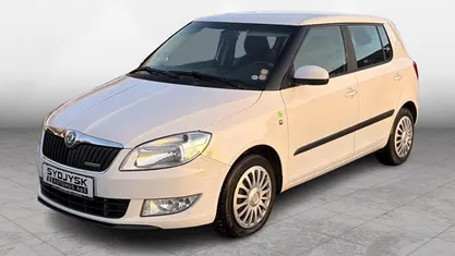 Brugt Skoda Fabia GreenLine 75 HK (55 kW) 2013 Hvid Hatchback