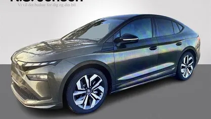 Brugt Skoda Enyaq iV SportLine 210 kW (286 HK) 2025 Mørkegrøn metal SUV