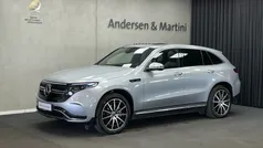 Hightech silver metallic fi Brugt 2021 Mercedes EQC400 AMG line SUV | 398.700 kr. (Super pris)