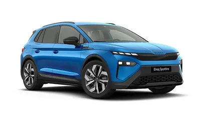 Blåmetal Brugt 2025 Skoda Elroq SportLine SUV | 369.900 kr. (Lidt for dyr)