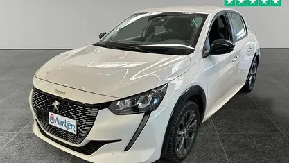 Brugt Peugeot e-208 Active 100 kW (136 HK) 2022 Hvid Hatchback
