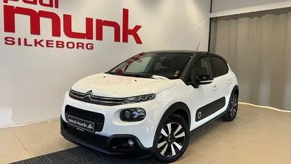Hvid Brugt 2020 Citroën C3 PureTech Hatchback | 94.990 kr. (Fair pris)