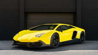 Brugt Lamborghini Aventador 720 HK (529 kW) 2014 Gul Coupe
