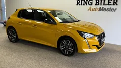 Gul Brugt 2023 Peugeot 208 Allure Hatchback | 145.000 kr. (Fair pris)