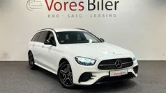 Hvid Brugt 2022 Mercedes E300 AMG line Stationcar | 449.000 kr. (Fair pris)