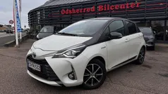Hvidmetal Brugt 2019 Toyota Yaris Hybrid H3 Hatchback | 134.700 kr. (Fair pris)