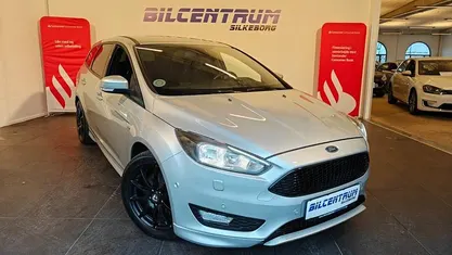 Brugt Ford Focus ST-Line 125 HK (91 kW) 2018 Sølvmetal Stationcar