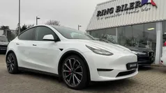 Hvid Brugt 2023 Tesla Model Y Performance SUV | 329.800 kr. (Fair pris)