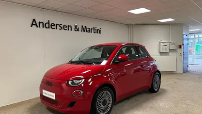 Rød Brugt 2023 Fiat 500e Icon Hatchback | 99.900 kr. (Fair pris)