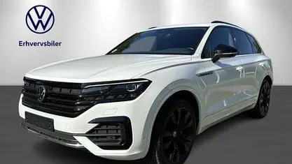 Hvid Brugt 2021 VW Touareg R-line SUV | 5.855 kr.