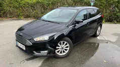 Sort Brugt 2015 Ford Focus Titanium Stationcar | 54.500 kr. (God pris)