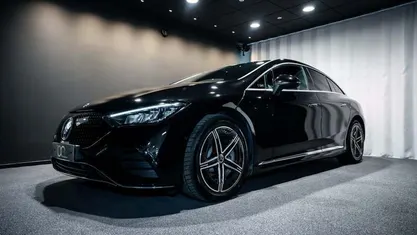 Farve: sortmetal Brugt 2024 Mercedes EQE350 AMG | 449.900 kr. (Fair pris)