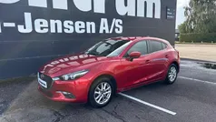 Mørkrødmetal Brugt 2018 Mazda 3 Vision Hatchback | 124.900 kr. (Fair pris)
