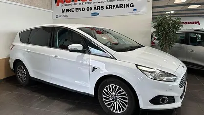 Hvid Brugt 2018 Ford S-MAX Titanium MPV | 119.900 kr. (God pris)