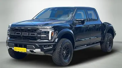 Ny Ford F-150 Raptor 457 HK (336 kW) 2025 Sortmetal Afhentning