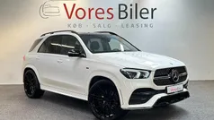 Hvid Brugt 2021 Mercedes GLE350 AMG line SUV | 839.900 kr.