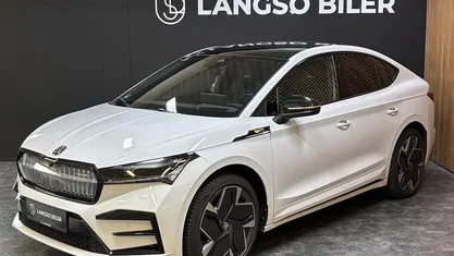 Hvidmetal Brugt 2022 Skoda Enyaq iV RS SUV | 314.500 kr. (Fair pris)