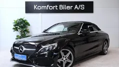 Sort Brugt 2016 Mercedes C200 AMG line Cabriolet | 329.900 kr.
