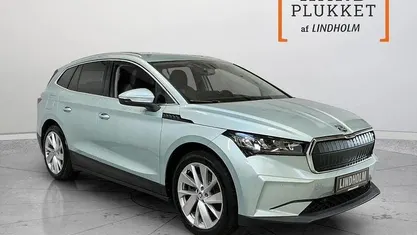 Lysgrønmetal Brugt 2021 Skoda Enyaq iV Lodge SUV | 189.900 kr. (Fair pris)