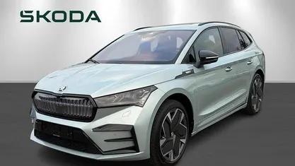 Brugt Skoda Enyaq iV RS 250 kW (340 HK) 2024 Grønmetal SUV