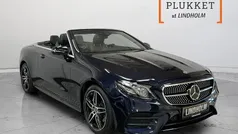 Mørkblåmetal Brugt 2018 Mercedes E220 AMG line Cabriolet | 189.900 kr.