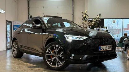 Brugt Audi e-tron S-Line 300 kW (408 HK) 2020 Sortmetal SUV