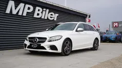 Hvid Brugt 2019 Mercedes C220 AMG line Stationcar | 279.900 kr. (Fair pris)