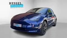 Blå Brugt 2022 Tesla Model Y Long Range SUV | 254.900 kr. (God pris)