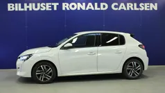 Hvid Brugt 2021 Peugeot 208 Allure+ Hatchback | 144.900 kr. (Fair pris)