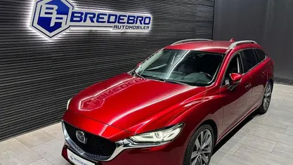Rød Brugt 2018 Mazda 6 Optimum Stationcar | 184.500 kr. (Fair pris)