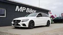 Hvid Brugt 2019 Mercedes C220 AMG line Stationcar | 279.900 kr. (Fair pris)