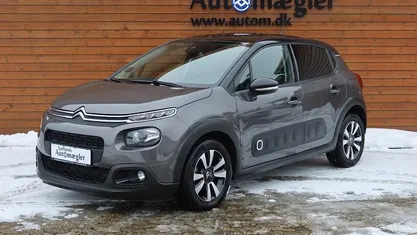 Brugt Citroën C3 PureTech 110 HK (80 kW) 2019 Gråmetal Hatchback