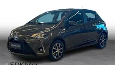 Ash grey Brugt 2018 Toyota Yaris Hybrid H2 Hatchback | 109.900 kr. (Fair pris)