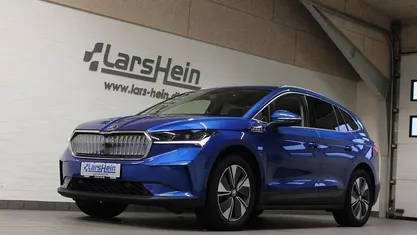 Blåmetal Brugt 2024 Skoda Enyaq iV Loft SUV | 334.800 kr. (Fair pris)