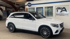 Hvid Brugt 2017 Mercedes GLC350 AMG line SUV | 399.800 kr. (Super pris)