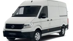 Hvid Ny 2025 VW Crafter Van | 409.900 kr.