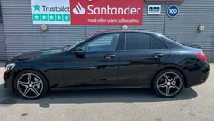 Sort Brugt 2016 Mercedes C200 AMG line Sedan | 169.900 kr. (Fair pris)