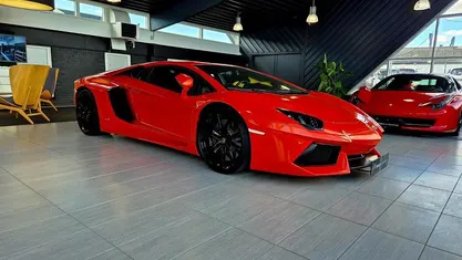 Brugt Lamborghini Aventador 700 HK (514 kW) 2013 Orangemetal Coupe