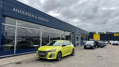 Gul Brugt 2024 Peugeot e-208 Style Hatchback | 139.900 kr. (God pris)